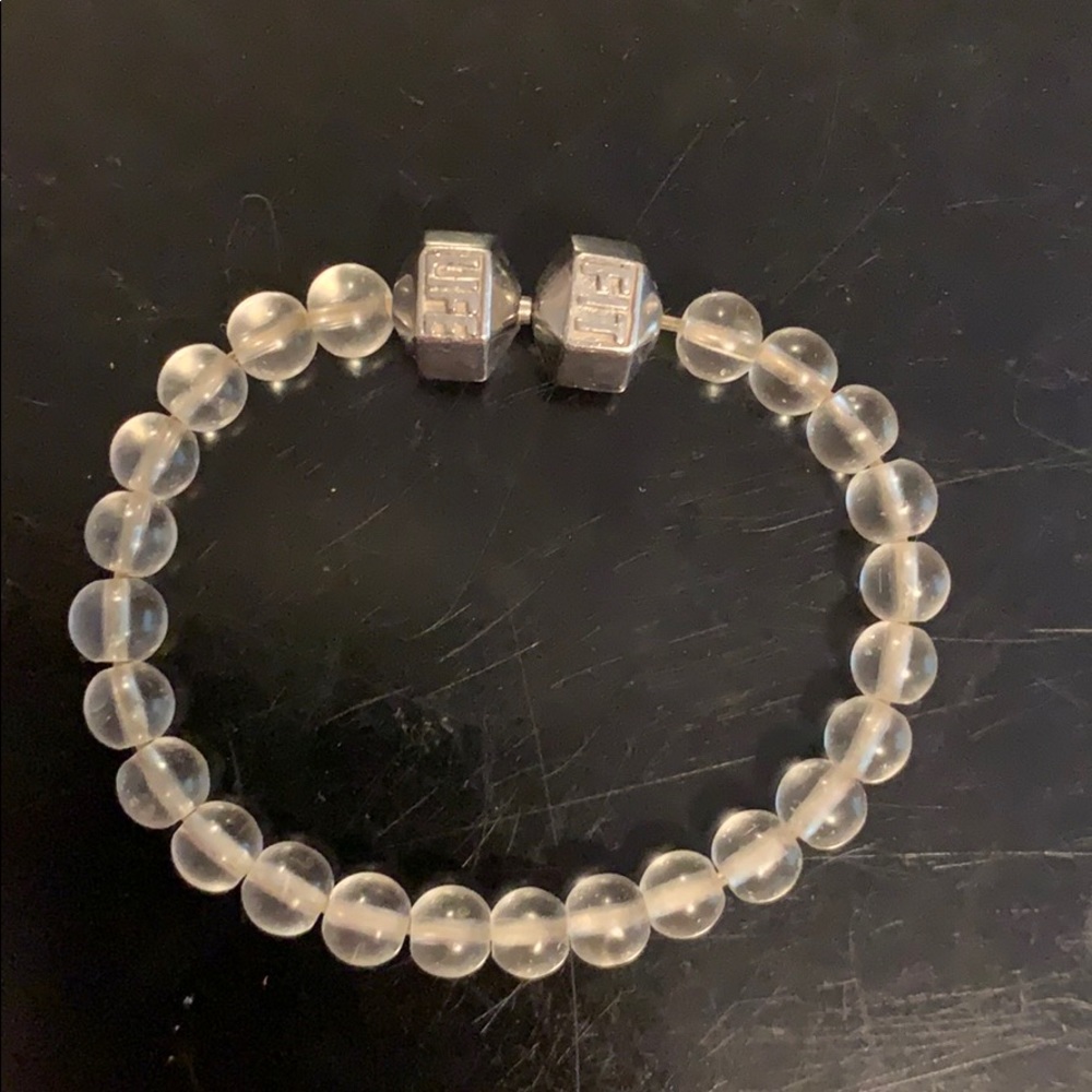 Fit life barbell bracelet
